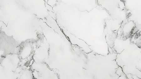 White marble texture with natural pattern for background or design art work. --ar 16:9 --v 6 Job ID: ea2ae3c7-fc1f-4ceb-b0be-75136e532d20の素材