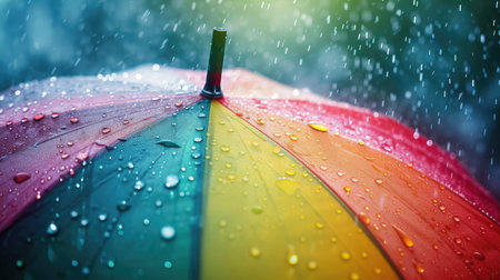Rain On Rainbow Umbrellaの素材