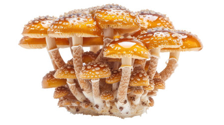 Armillaria mellea Honey gel Hallimasch mushroom isolatedの素材