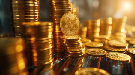 Rising gold prices concept. Investment in precious metals in the stock market --ar 16:9 --v 6 Job ID: 50bfa683-507f-496f-b569-322e6937896fの素材