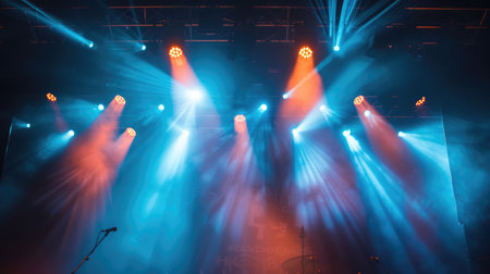 Stage Lights for different projects. spotlight in the club.の素材