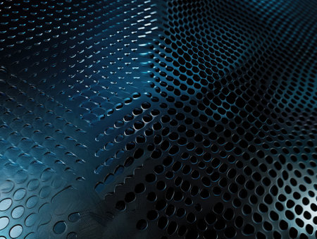 abstract blue and black are light pattern with the gradient is the with floor wall metal texture soft tech diagonal background black dark clean modern.の素材