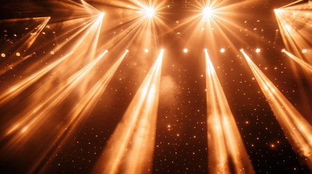 Abstract image of concert lightingの素材