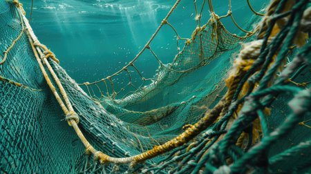 Fish farminga quaculture nets Fishing industryの素材