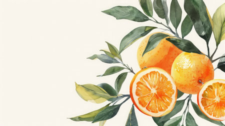 Orange fruit isolated on white backgroundの素材