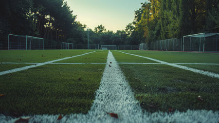 soccer fieldの素材