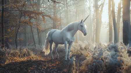 Unicorn realistic photographyの素材
