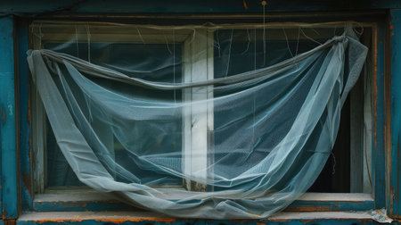 window with a mosquito netの素材