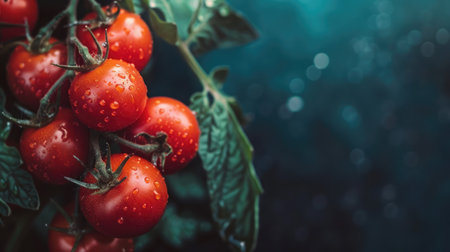 red tomatoes background. Group of tomatoesの素材