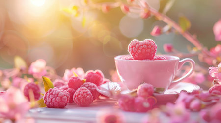 The nice breakfast with loveの素材