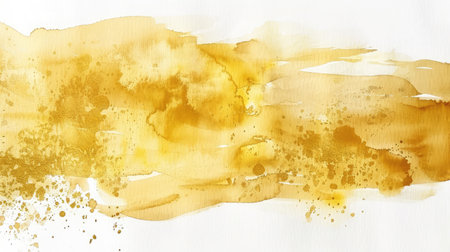 Gold watercolor texture paint stain Shining brush stroke for you amazing design project --ar 16:9 --v 6 Job ID: fb620338-9977-4d2c-8ba1-ab6adf2b7b21の素材