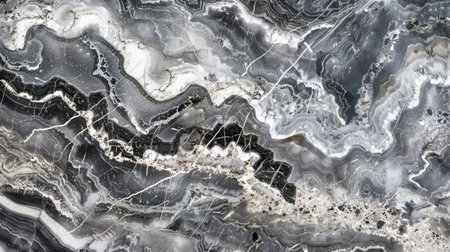 Grey marble texture.Natural pattern or abstract background.の素材