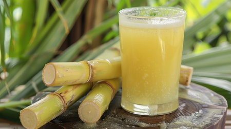 Sugar cane juice --ar 16:9 Job ID: 7863051e-cabb-4f87-837e-247efdbab8a5の素材