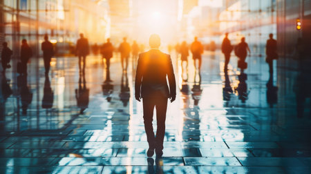 different businessman conceptの素材