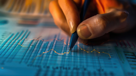 Human hand writing high graphの素材