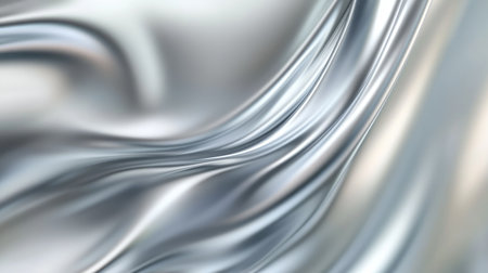 Elegant smooth silver gradient background with soft light reflections and a luxurious metallic shine, ideal for premium designsの素材