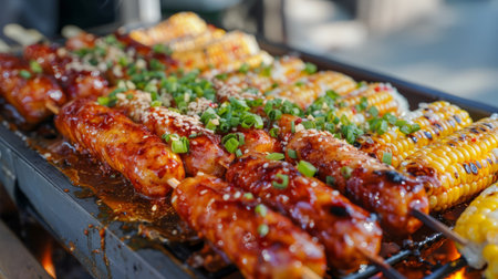 Korean Style Corn Dog Hatogの素材