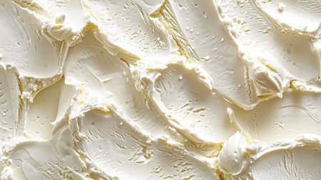 Top view of vanilla ice cream surfaceの素材