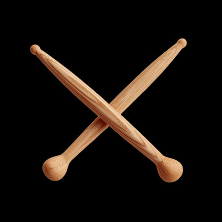 This image features two wooden cooking utensils crossed on a black background, perfect for culinary-themed projects, recipes, or kitchen design inspiration.の素材