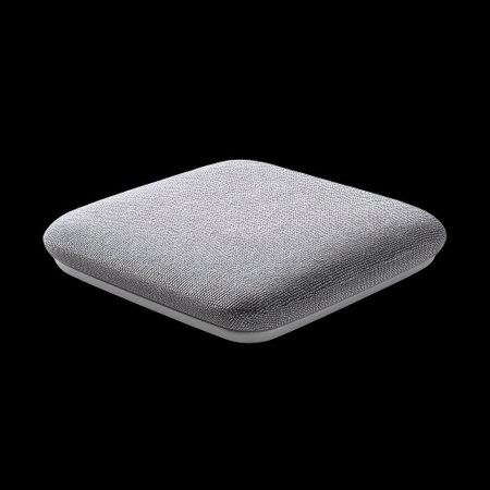 This image showcases a chic gray fabric cushion, ideal for enhancing modern interiors. Its soft texture and minimal design make it a versatile accessory for any living space.の素材