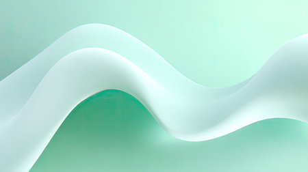 A soft minimalist medium background in muted tones creates serene atmosphere with flowing curves and gentle waves. this abstract design evokes calmness and tranquilityの素材