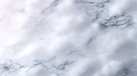 A smooth, elegant marble surface featuring soft white tones and subtle gray veining, creating serene and minimalist aesthetic perfect for various design applicationsの素材