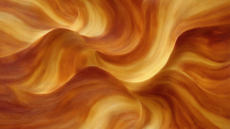 Captivating abstract artwork featuring swirling patterns in warm earthy tones. This image offers dynamic flow and rich texture, perfect for backgrounds.の素材