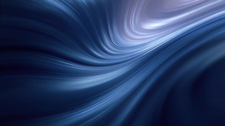 This captivating abstract image features gentle waves of soft blue, creating a serene and tranquil atmosphere, ideal for modern art backgrounds and designs.の素材