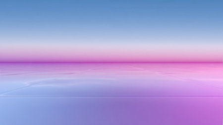 This captivating image features a soft pastel gradient horizon with beautiful blue and pink tones, creating a serene atmosphere ideal for backgrounds and designs.の素材