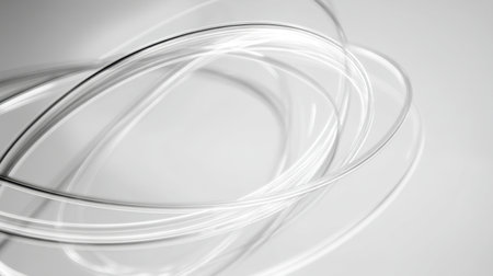 Delicate and smooth abstract lines create a serene backdrop, ideal for design projects or artistic presentations in diverse themes and colors.の素材