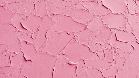 Discover a stunning textured pink wall surface featuring unique patterns and depth, perfect for creative projects in design, art, and modern interior decoration.の素材