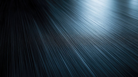 This image features an abstract representation of a smooth metallic surface with soft reflections, evoking depth and motion, ideal for backgrounds or artistic designs.の素材