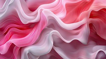 Explore the exquisite beauty of soft pink and white fabric textures that create a dreamy and elegant background suitable for various creative projects.の素材