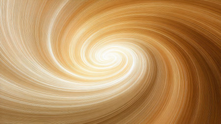 Captivating abstract swirl design radiating warm brown and cream tones. Ideal for various design projects, this image brings a sense of flow and elegance.の素材