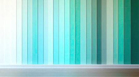 A serene abstract background featuring vertical stripes in soothing shades of blue and green, perfect for creating a calm and modern aesthetic in any space.の素材
