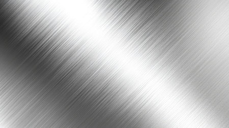 Explore this smooth brushed silver metal texture, perfect for various design projects. Its elegant sheen and reflective quality enhance creativity and professionalism.の素材
