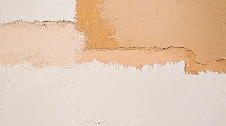 Minimalist earth tone abstract background with warm sand and brown shades, subtle texture. No text, no people.の素材