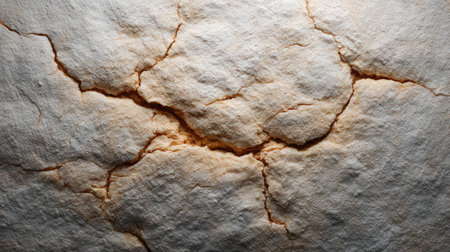 A highly detailed close-up image capturing the intricate cracks and textures on a dry surface, showcasing natural patterns and ideal for various creative and artistic projects.の素材