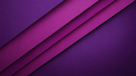 Stylish purple background design with intersecting diagonal lines and textured gradient, space left cleanの素材