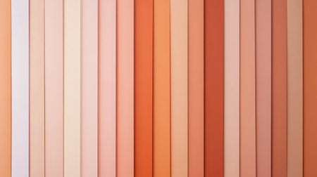 Gradient background with vertical blend from rust to peach, warm and retro-inspired copy spaceの素材