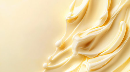 Pale yellow to white gradient background, bright and uplifting with soft shadows and copy spaceの素材