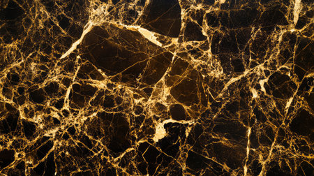 Marble tile pattern with bold veins and high contrast, luxurious and polished surface with clean copy spaceの素材