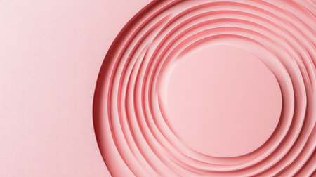 Light pink background with subtle geometric shadow patterns and spacious design areaの素材