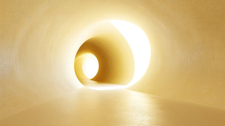 Soft golden light from the side, creating a subtle warm glow and clean space in the center for overlayの素材