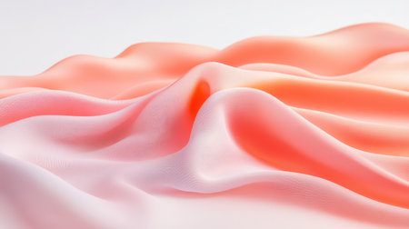 Delicate soft-focus light background with a smooth gradient transitioning from light pink to peach, serene and elegant space for textの素材