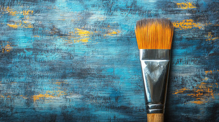 A blank canvas with a single brushstroke, symbolizing the first step in turning an idea into reality, with space for copy or designの素材