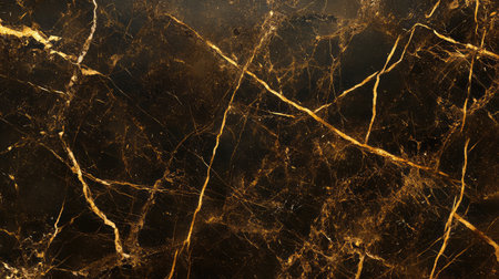 Elegant marble texture with golden veining, soft lighting and minimalist luxury composition for high-end product background with clean copy spaceの素材