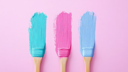 Soft pastel gradient on a clean surface with abstract brush strokes, symbolizing creativity and leaving room for artistic textの素材