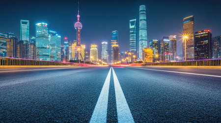 Stunning image of Shanghaiの素材