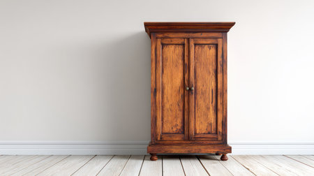 Classic wooden cabinet offers elegance and functionality, perfect for enhancing any room with stylish storage solutions and showcasing home decor items.の素材